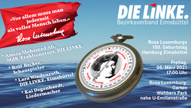 Rosa Luxemburgs 150ster Geburtstag, DIE LINKE.Eimsbüttel